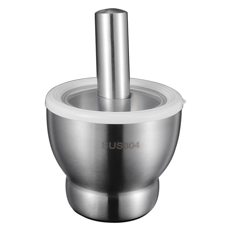 Stainless Steel Mortar & Pestle | Heavy-Duty Spice & Herb Grinder (Haman Dista)