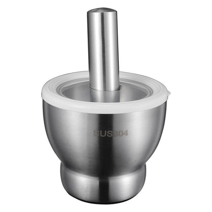 Stainless Steel Mortar & Pestle | Heavy-Duty Spice & Herb Grinder (Haman Dista)