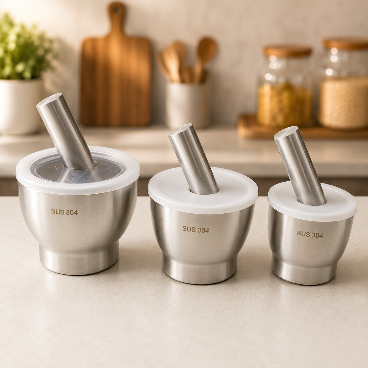 
Premium Stainless Steel Herb and Spice Grinder
