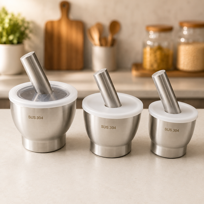 
Premium Stainless Steel Herb and Spice Grinder