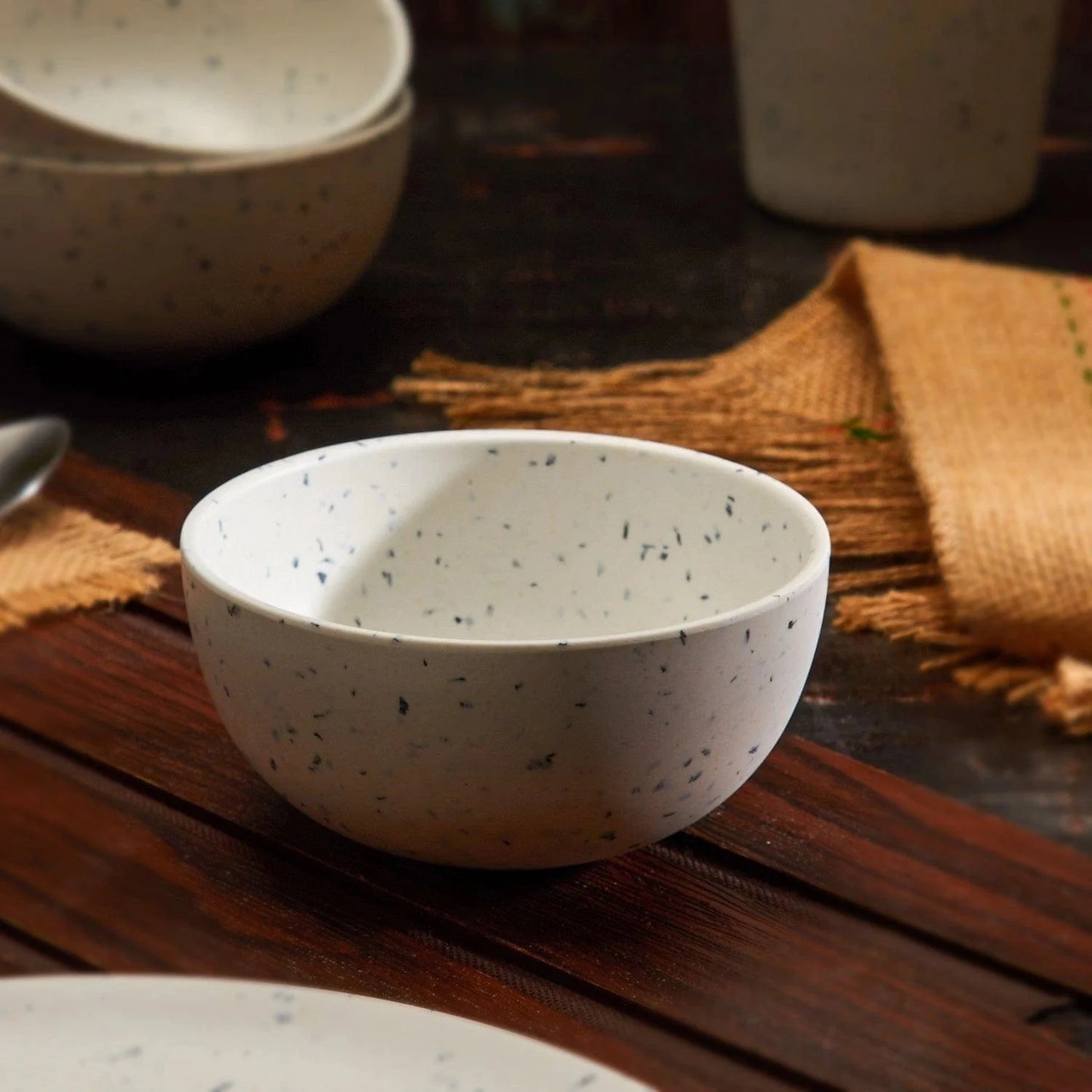 Bamboo Fibre Bowl 4 inches | 4pcs Set | Classic Design