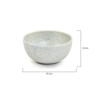 Bamboo Fibre Bowl 4 inches | 4pcs Set | Stonewash Design