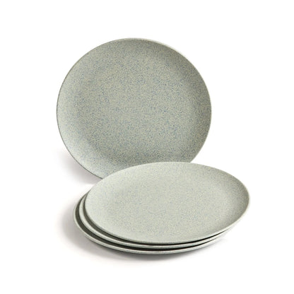 Bamboo Fibre Snack Plates | 4pcs Set | Stonewash Design