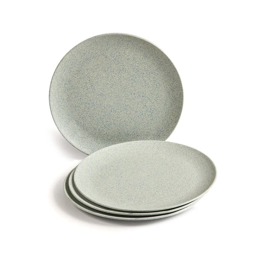 Bamboo Fibre Snack Plates | 4pcs Set | Stonewash Design