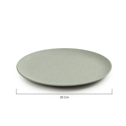 Bamboo Fibre Snack Plates | 6pcs Set | Stonewashes Design
