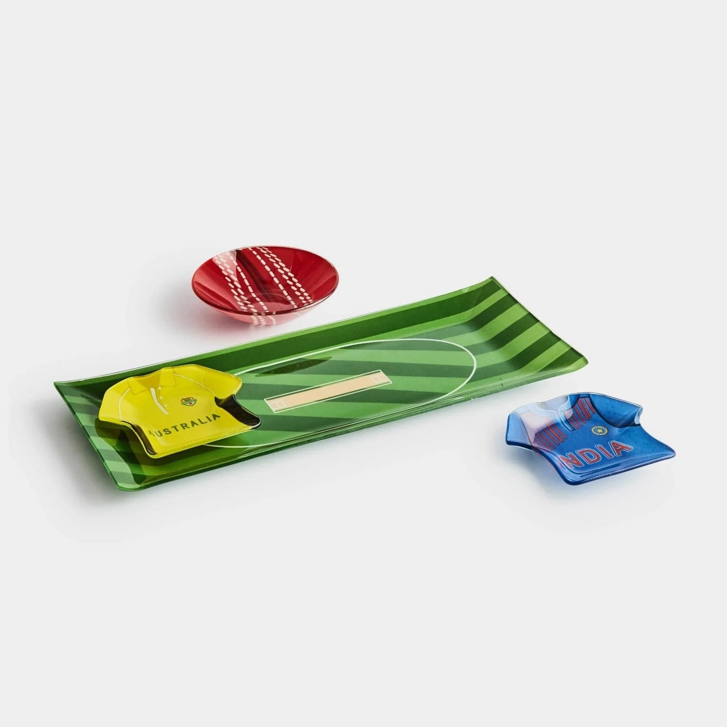 Designer Serving Platter | 4pcs Set | Cricket