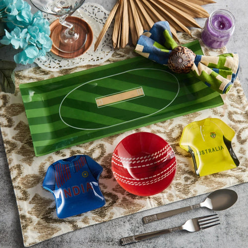 Designer Serving Platter | 4pcs Set | Cricket