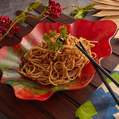 Red Mapple Design Serving Platter | 4pcs Set