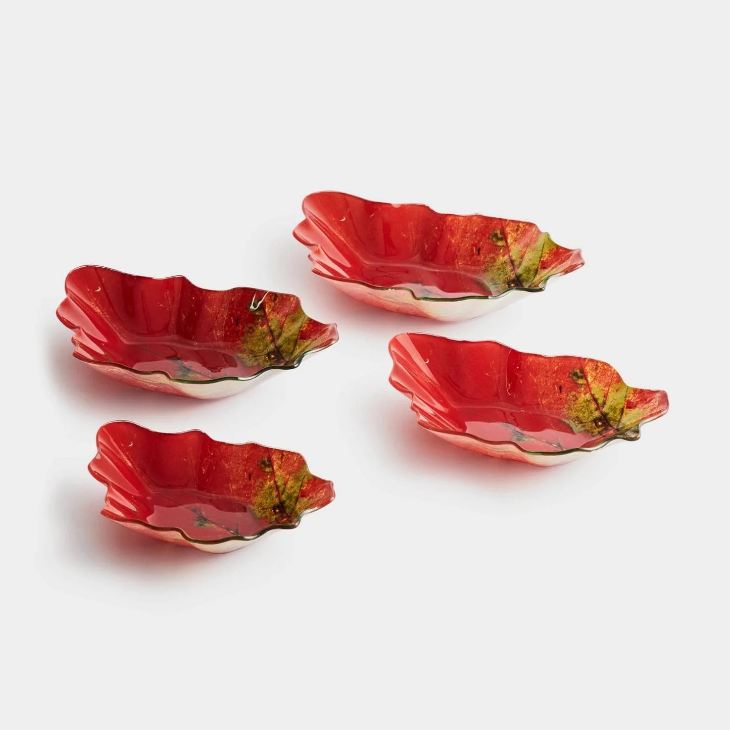 Red Mapple Design Serving Platter | 4pcs Set